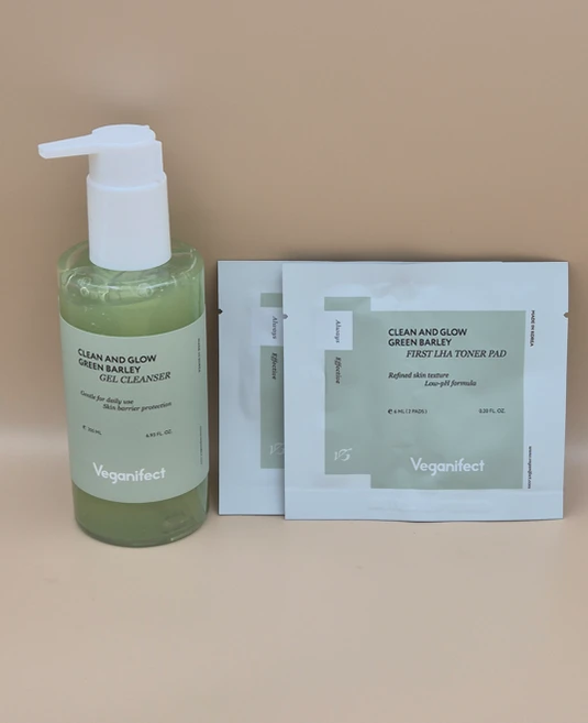 비건이펙트 클린 앤 글로우 청보리 젤 클렌저, 1개, 205ml - 쿠팡