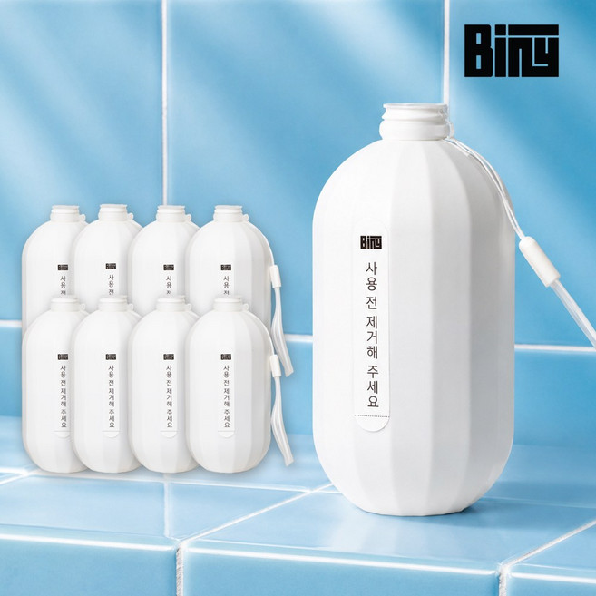 바이니 변기세정제 자동 클리너 고체형 보틀 화장실, 8개, 250ml