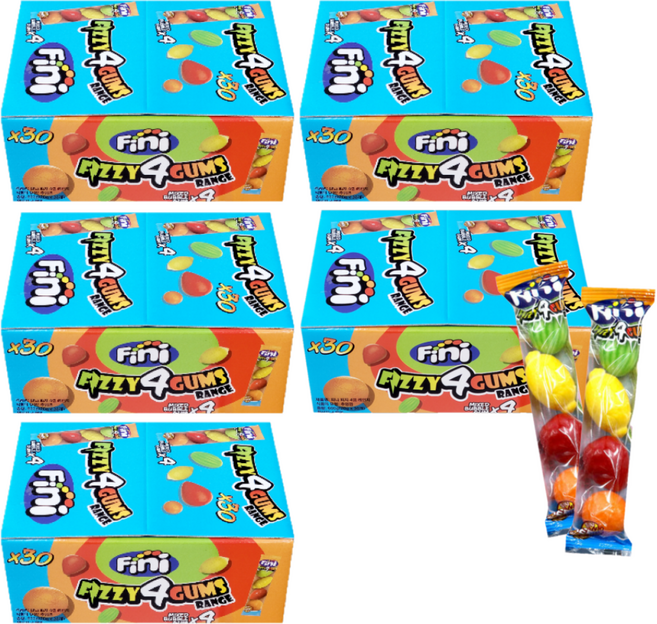 피니 피지 과일모양껌, 600g, 5개