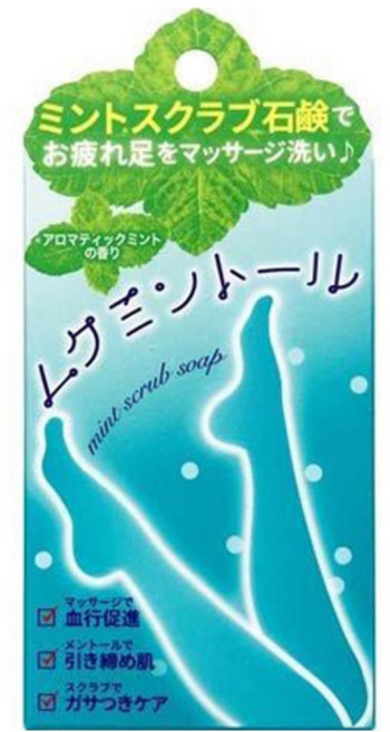 Pelican 沛麗康 Mookmintol 薄荷磨砂皂 芳香薄荷香, 1入, 75g