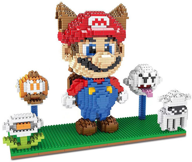 [알꿀밤-나노블럭-수리공] Z빅 다람수리공 디오라마, 1개