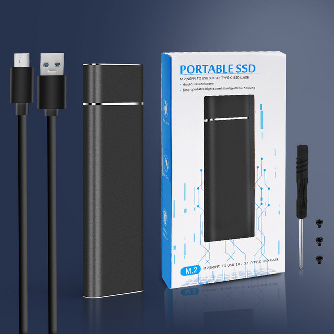 M.2 外接硬碟盒 SATA SSD, 1個, 外接硬碟 NGFF協議