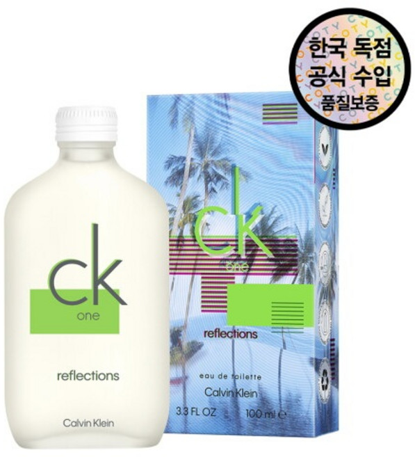 캘빈클라인 CK one 리플렉션 오 드 뚜왈렛, 100ml, 1개