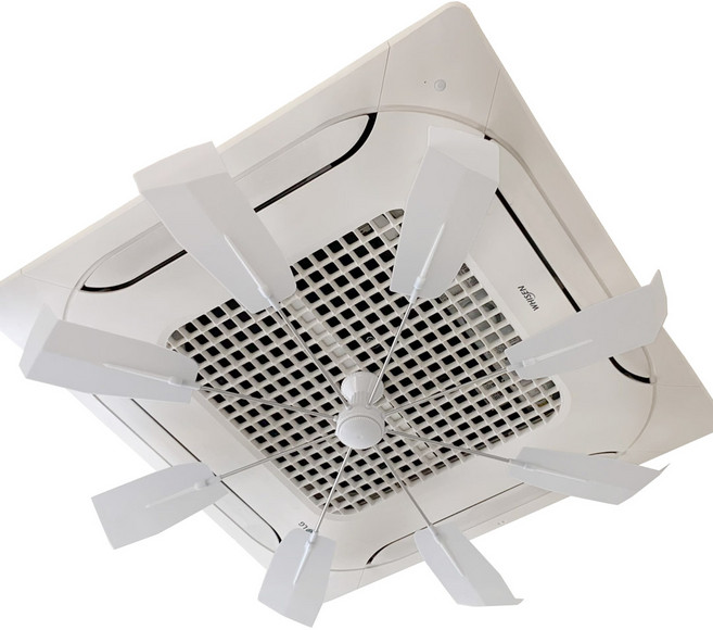 코어템코리아 올트팬 히터바람개비 에어컨바람개비 바람개비 무동력 날개 바람막이 천장형 공기순환팬, 올트팬(화이트), 1개