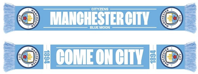 맨시티 오피셜스토어 2025시즌 맨시티 머플러 굿즈, 18130cm