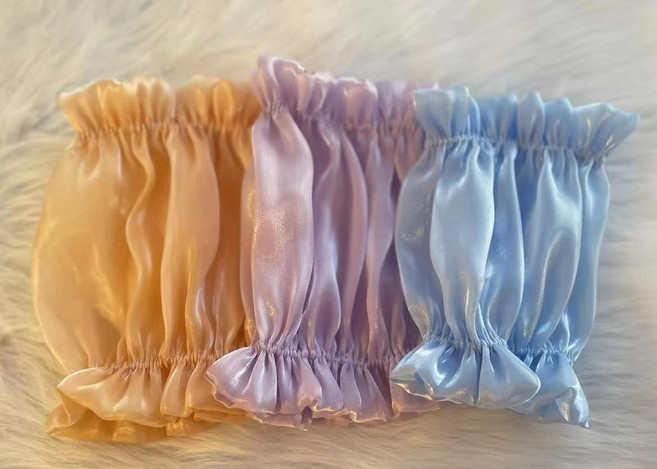 강아지 귀덮개 귀 염증 귀통풍 밴드 묶기 망사 스누드, S, 블루펄, 1개