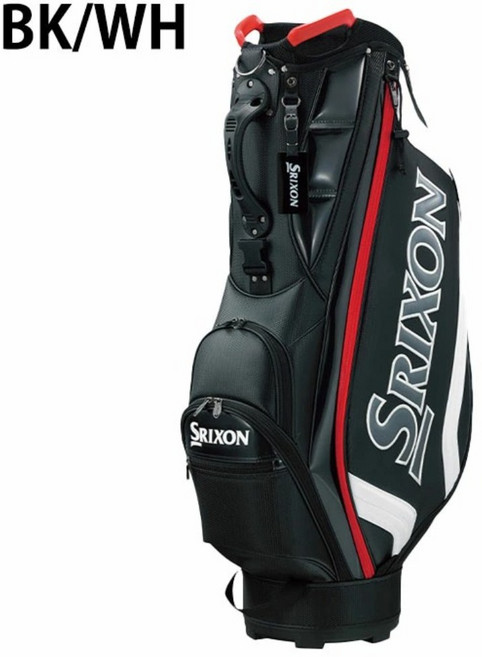 던롭 스릭슨 경량 캐디백 4분할 9.5형 3.0kg GGC-S166, BK/WH