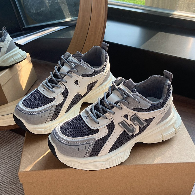 Aesero 여성 발편한 통굽 스니커즈 아치 서포트 운동화 5cm NB11890