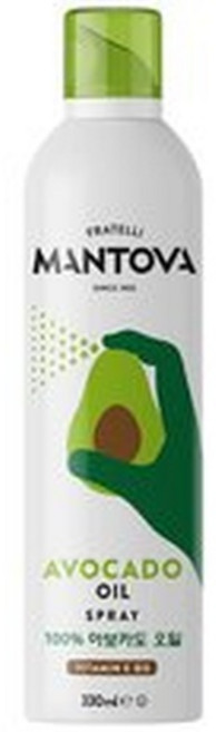 만토바 아보카도 오일 스프레이, 330ml, 2개