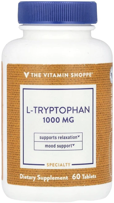 새해 첫좋은선물 The Vitamin Shoppe l-트립토판 1000mg 60정 제대로 할인합니다, TheVitaminShoppel트립토판1000mg60정, 1개 - 쿠팡