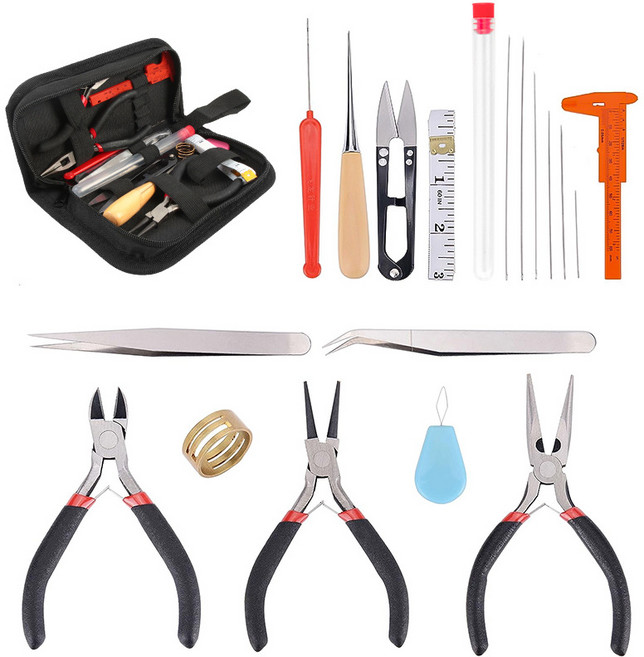 애니윙 악세서리 비즈공예 공구세트 14종, 1개