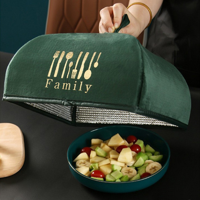 미니 반찬덮개 보온보냉 밥상커버 접이식 식탁 밥상보 소형