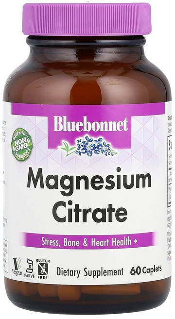 블루보넷뉴트리션 마그네슘 시트레이트 400mg 60정(1정당 200mg), 1개, 60정