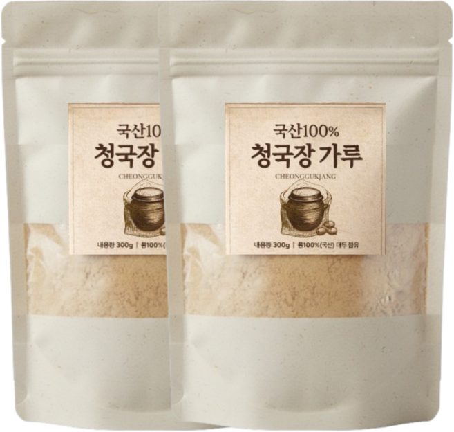 국산 가루청국장 분말청국장 100%, 300g, 6개