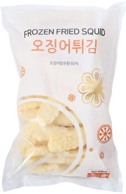 [퀴클리몰] 랜시 오징어튀김, 8개, 1kg