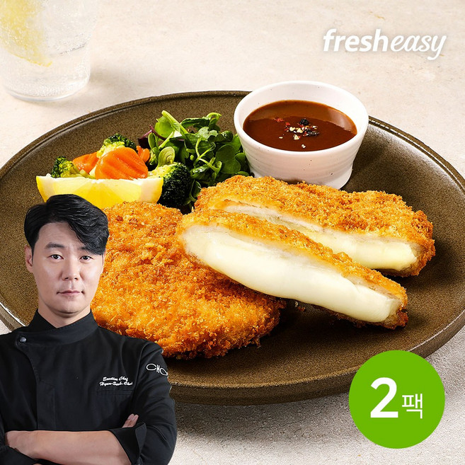 [프레시지] 최현석셰프의 풍미가득한 돈가스 모짜렐라 치즈돈까스 120g, 2개