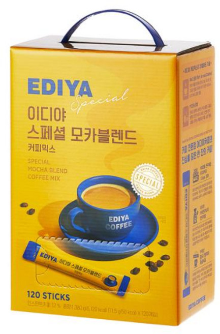 이디야 모카블렌드 커피믹스, 11.5g, 120개입, 1개