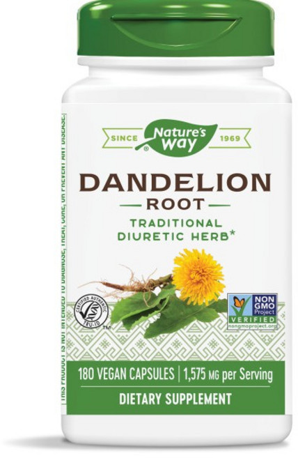 Nature's Way 然萃維 蒲公英根素食膠囊, 180顆, 1罐