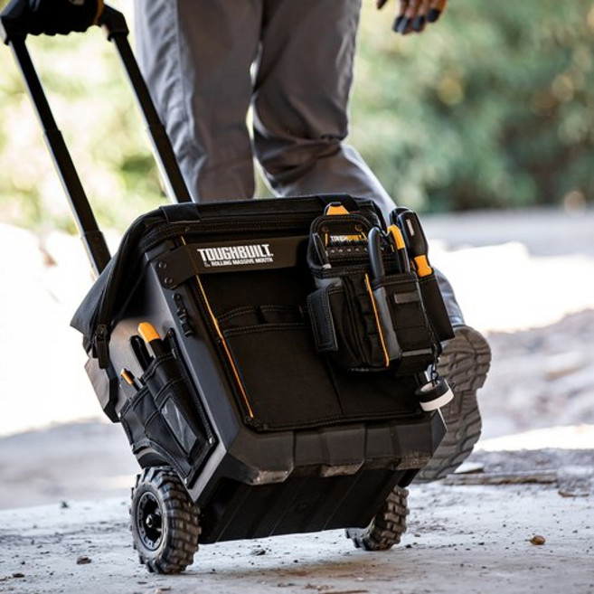 TOUGHBUILT TB-CT-61-14 拉桿式工具推車 快扣收納橫桿, 1個