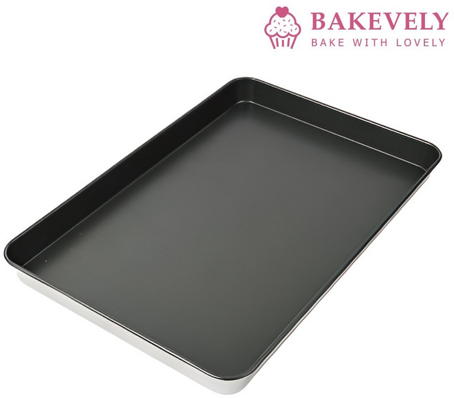 높은 업소용 빵판 AC 400X600X45mm 단면코팅 알루미늄 오븐팬 빵틀 롤케이크, 1개