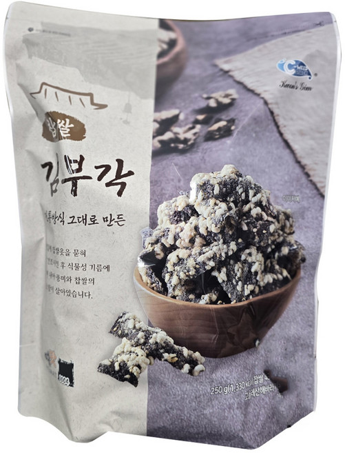 C-WEED 찹쌀 김부각 250g, 2개