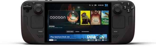 Steam Deck OLED 512GB 휴대용 게임 콘솔 1280x800 HDR 디스플레이 최대 90Hz 주사율 Wi Fi 6E 블루투스 5.3 케이스 45W 전원 어댑터 포함