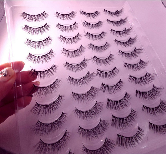 스타일홀리 대용량 인조 속눈썹 20쌍 세트 4종믹스 데일리 무대전용, 1개, 블랙라인 대용량