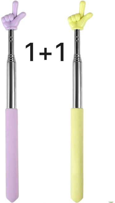 1+1 5단 손가락 지시봉 칼라 손 지시봉 핸드 지시봉, 2개, 2종