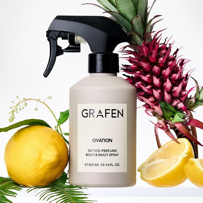 그라펜 바디 스프레이 베르가못 레몬향 남자 땀냄새 제거 오베이션 향, 1개, 300ml