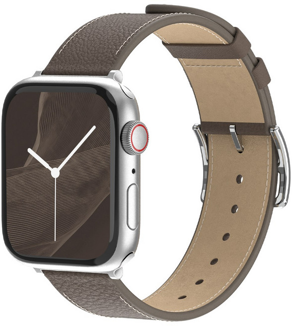 아이메이드잇 애플워치 호환 앱송 가죽밴드 스트랩, 에토프, 1개