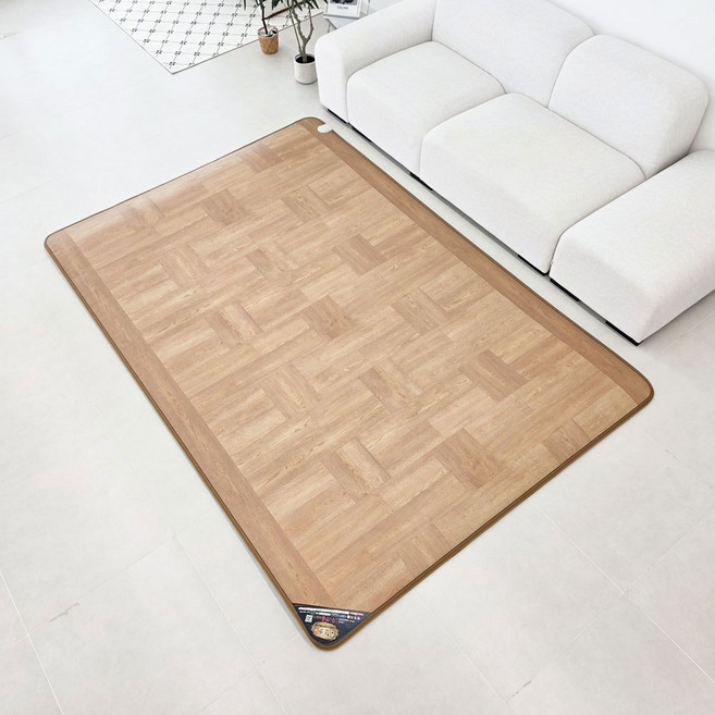 (주)한솔 카본 탄소매트 거실용 전기장판 전기매트 온열매트, 대형(230X183cm)