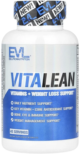 EVLution Nutrition VitaLean 비타민 + 체중 감량 지원 90정, EVLutionNutritionVitaLean비타민체중, 1개 - 쿠팡