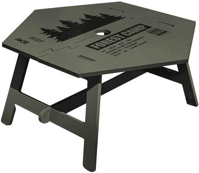 로티캠프 캠핑 테이블 화로대 접이식 화로 좌식 휴대용 PCT-391IK, 이너테이블_카키, 카키, 1개