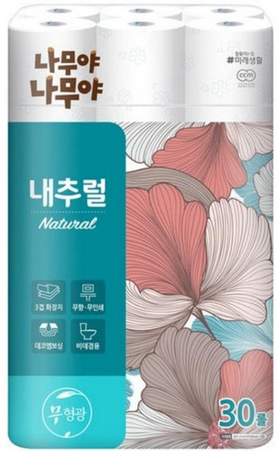 나무야나무야 내추럴, 27m, 30롤, 9개