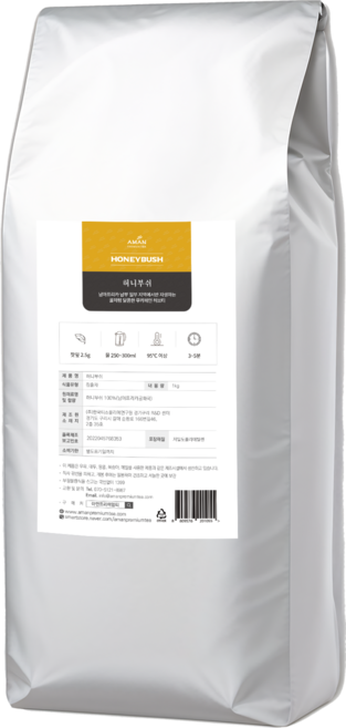 허니부쉬 무카페인 허브차 카페용 대용량 아만프리미엄티, 1개입, 1개, 1kg, 1kg