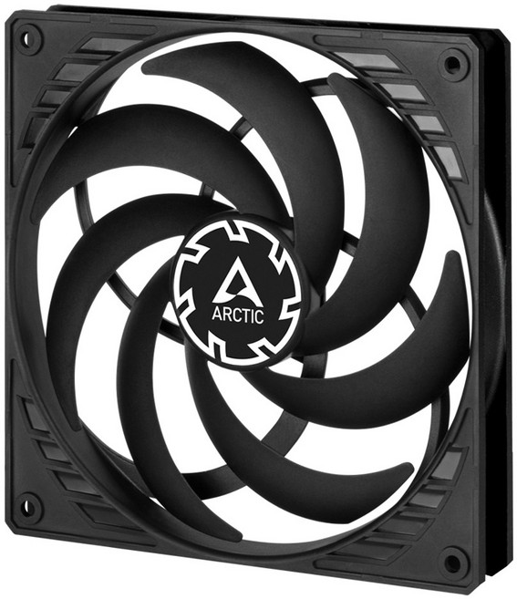 ARCTIC P14 SLIM PWM PST 블랙 1팩, 1개