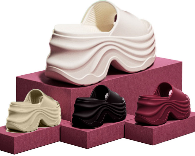 여성 키높이 통굽 슬리퍼 아웃도어 착용 가능 슬리퍼X-ZGTX3