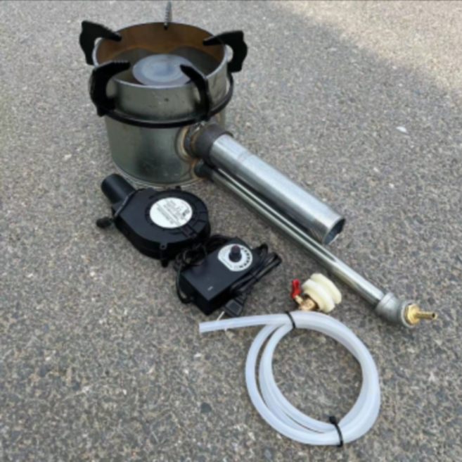 폐유 난로 열풍기 농업용 가열로 220v 난방기 창고 비닐하우스 전기난로 폐유난로, 블 토브 속도조절소풍기, 1개