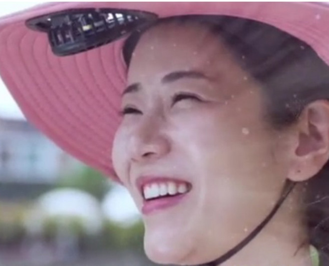 폭염도 더위도 한방에 날려버린다 세상에 둘도 없는 아이디어 상품 쌩쌩 신바람 선풍기모자