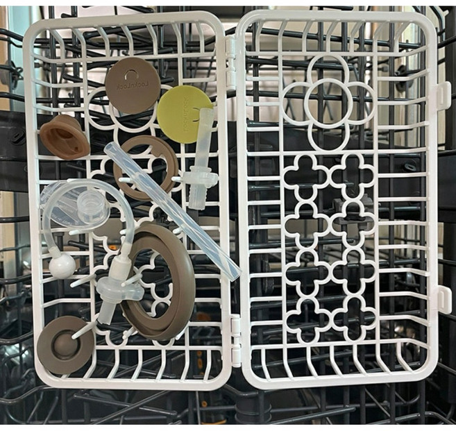 달콩마켓 식기세척기용 바구니 식기세척기바스켓 텀블러부속품 젖병 빨대 빨대컵 부품을 잃어버리지않고 안전하게, 1개