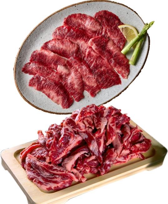 [빌리푸드] 청정 수입 소고기 업진살200g+소갈비살200g 구이용, 2세트, 400g