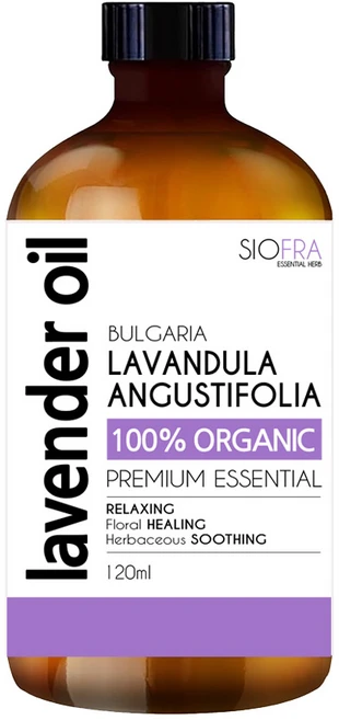 시오프라 에센셜 오일, 유기농 라벤더 100%, 1개, 120ml - 쿠팡