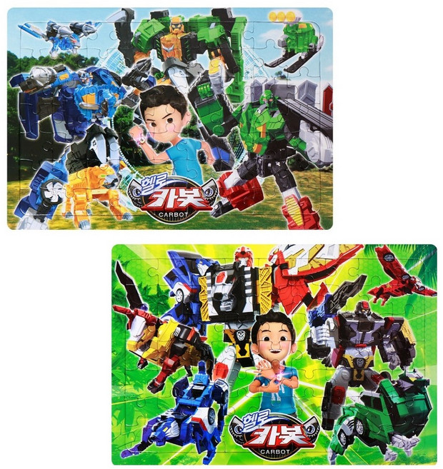 헬로카봇13-8절퍼즐 2종세트, 1개, 63피스