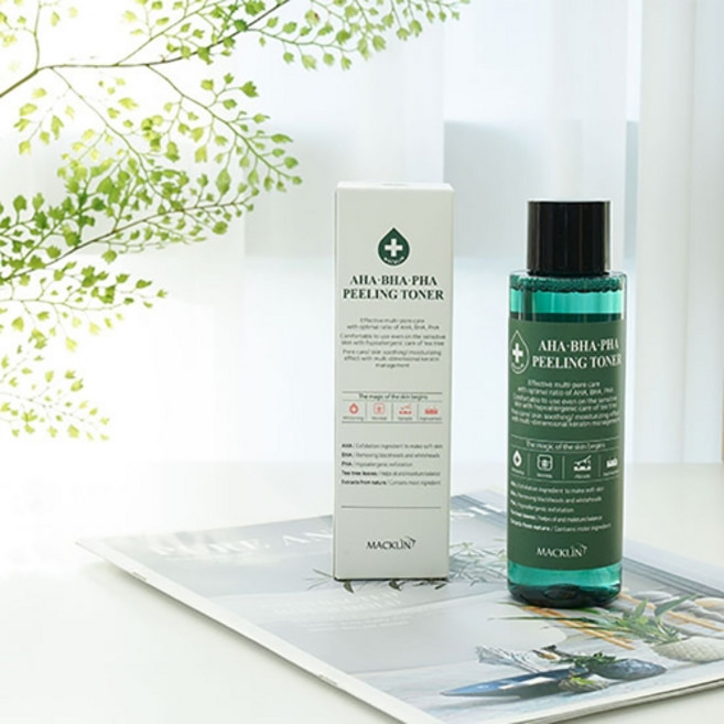 맥클린코스메틱 아하 바하 파하 필링 토너, 150ml, 1개
