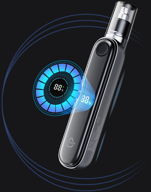 델메이트 에코너 R5 충전식 코털 제거기, 다크그레이