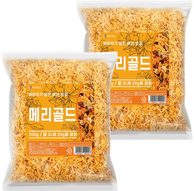 건강중심 메리골드 꽃잎차 300g, 1개, 2개입