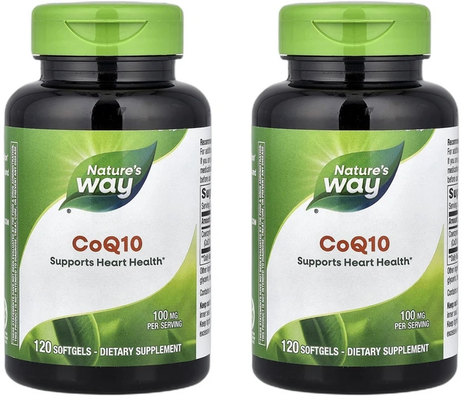 네이처스웨이 코큐텐 코엔자임Q10 100mg 120정 COQ10 2개 - 쿠팡