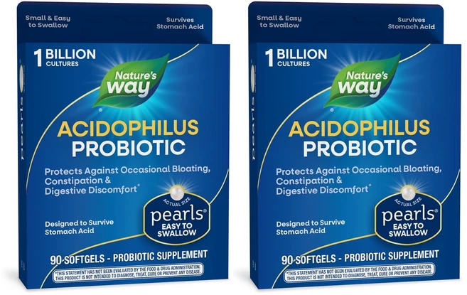 네이쳐스웨이 프로바이오틱 유산균 펄스 애시도필러스 소프트젤, 90정, 2개 - 쿠팡