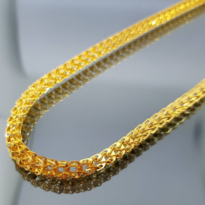 RUSIA 순금체인 18.75g(5)+18k장식 인기제품 데일리착용