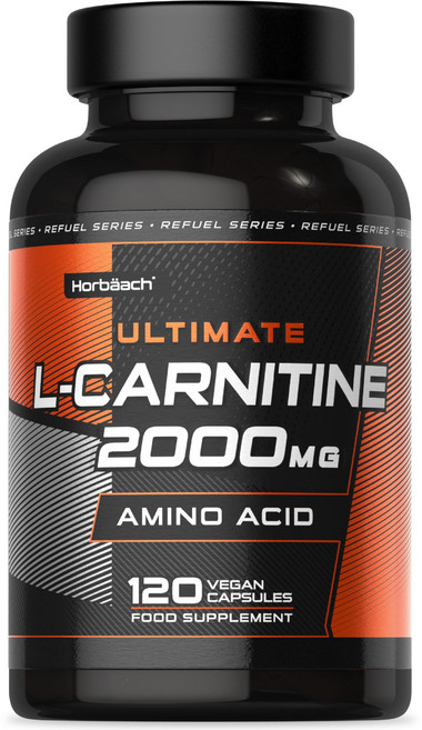 HUMAKEllc [영국] 엘 카르니틴 캡슐 2000mg 포스트 운동을 위한 고강도 아미노산 보충제 120캡슐, 1세트, 120정